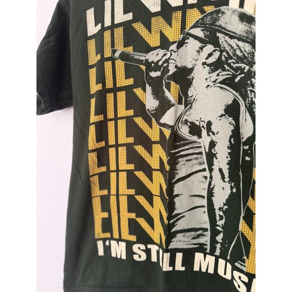 Lil Wayne T-Shirt I’m Still Music Green Medium Gildan - Picture 2 of 6